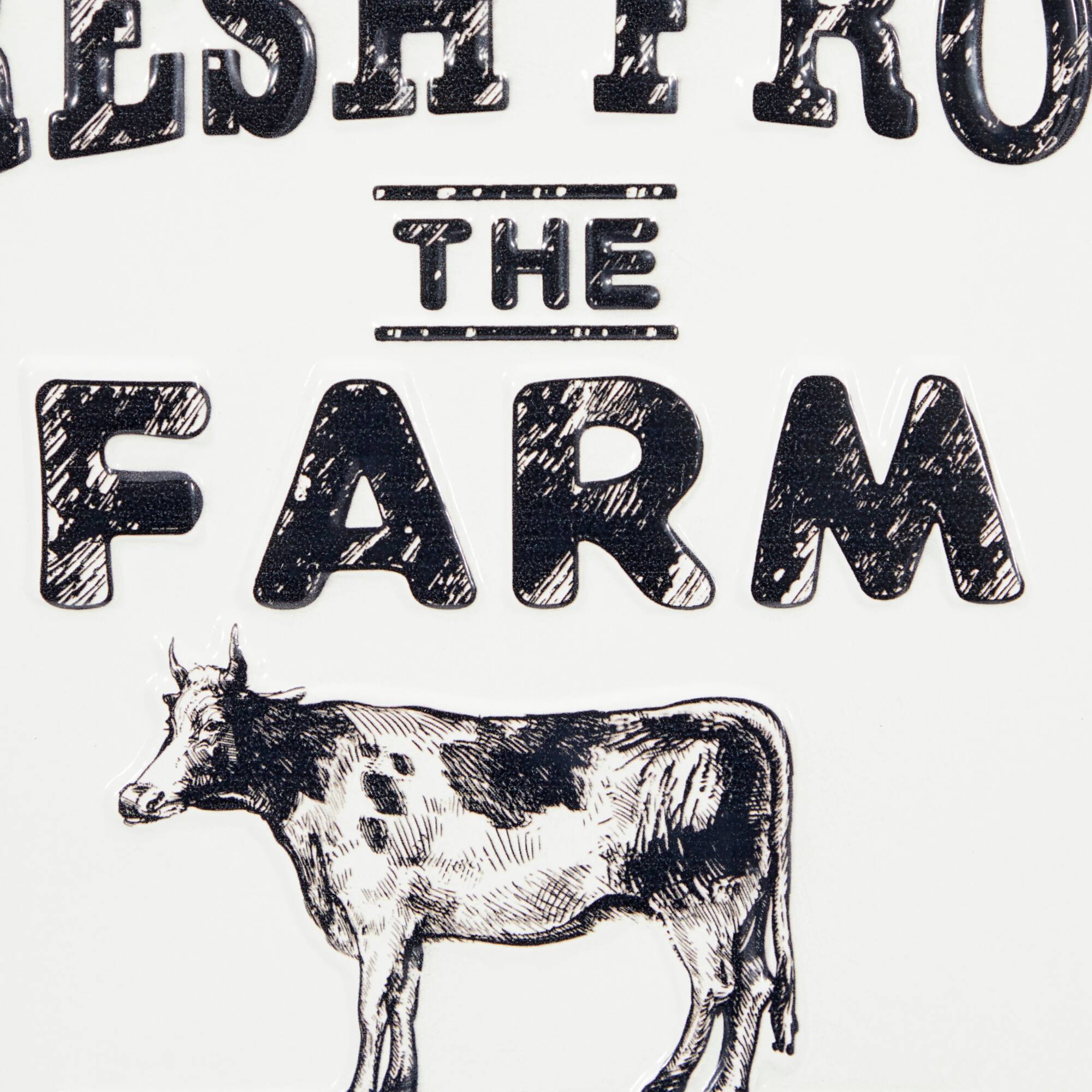 18" Black Farmhouse Wall Sign Set